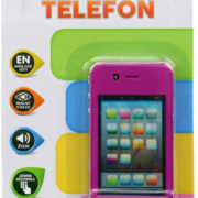 Telefon dětský 11cm chytrý mobil smartphone na baterie 4 barvy AJ Zvuk