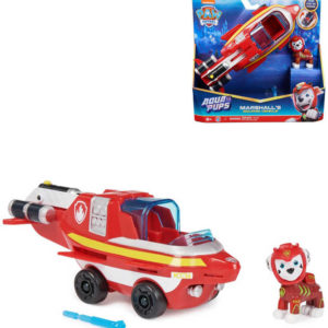 SPIN MASTER Tlapková Patrola Aqua Pups set záchranářské vozidlo + figurka Marshall