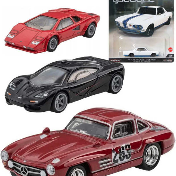 MATTEL HOT WHEELS Prémiové auto Velikáni model kovový 5 druhů