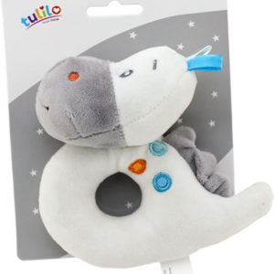 PLYŠ Chrastítko baby dinosaurus 13cm pro miminko *PLYŠOVÉ HRAČKY*