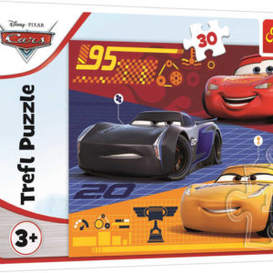 TREFL PUZZLE Auta před závodem Cars 3 (Auta) 27x20cm 30 dílků skládačka