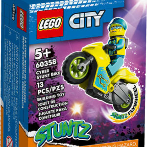 LEGO CITY Kaskadérská kybermotorka 60358 STAVEBNICE