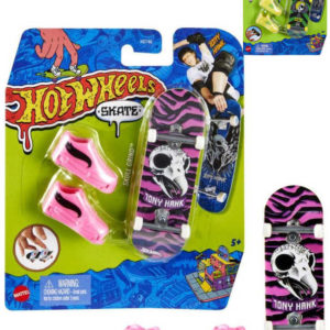 MATTEL HOT WHEELS Fingerboard set skateboard + 1 pár bot různé druhy