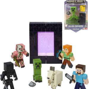 MATTEL Minecraft Build-A-Portal figurka kloubová 8cm různé druhy s doplňky