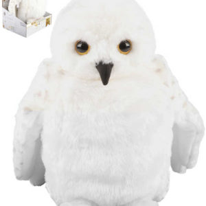 PLYŠ Sova Hedvika (Harry Potter) otáčí hlavou na baterie Zvuk