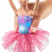 MATTEL BRB Barbie Panenka magická baletka růžová na baterie Světlo