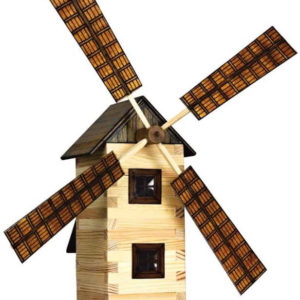 WALACHIA Větrný mlýn W15 Hobby Kit DŘEVĚNÁ STAVEBNICE