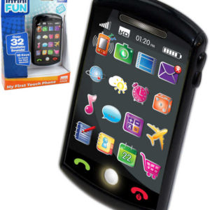 Telefon smartphone dotykový dětský baby 12cm na baterie Světlo Zvuk plast
