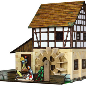 WALACHIA Hrázděný vodní mlýn W39 Hobby Kit DŘEVĚNÁ STAVEBNICE