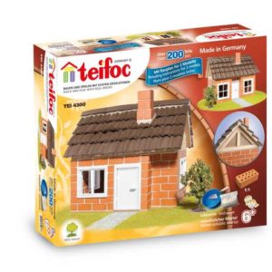 Stavebnice TEIFOC Domek Carlos 4300 cihly s maltou