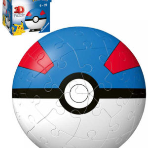 RAVENSBURGER Puzzleball 3D Pokeball skládačka 54 dílků Pokémon