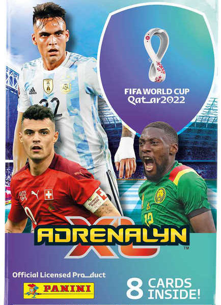 PANINI FIFA WORLD CUP QATAR 2022 Sběratelské karty Adrenalyn XL booster