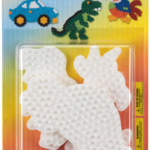 HAMA Midi podložka na zažehlovací korálky auto + zvířátka set 3ks na kartě