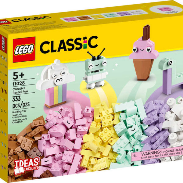 LEGO CLASSIC Pastelová kreativní zábava 11028 STAVEBNICE