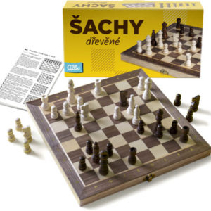 ALBI DŘEVO Hra Šachy dřevěné skládací *SPOLEČENSKÉ HRY*