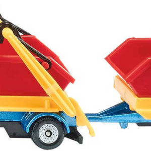SIKU Auto nákladní set s přívěsem a 2 kontejnery kov 1695
