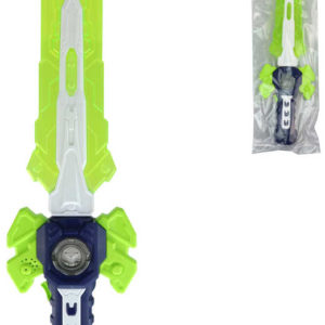 Meč dětský světelný 49cm na baterie v sáčku plast Světlo Zvuk