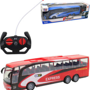 RC Autobus Express na vysílačku 32cm na baterie 2 barvy Světlo