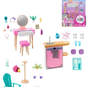 MATTEL BRB Stylový nábytek herní set doplněk k panenkám Barbie