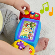 FISHER PRICE Zábavná herní baby konzole naučná na baterie Světlo Zvuk