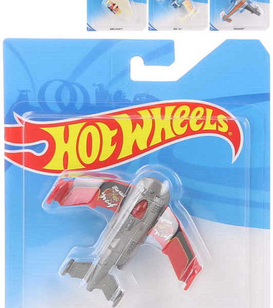 MATTEL HOT WHEELS Letadlo Sky Buster 4 druhy na kartě