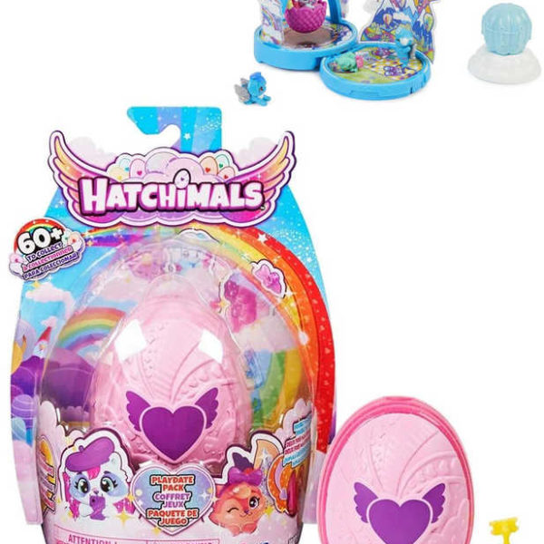 SPIN MASTER Hatchimals herní set 4 zvířátka ve vajíčku různé druhy