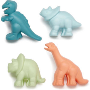 ECOIFFIER Formičky dinosaurus 15cm set 4ks baby bábovičky na písek