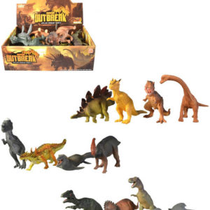 Dinosaurus pravěký ještěr zvířátko 23cm plast 12 druhů