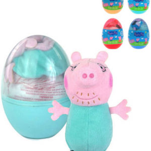 Vyrob si plyšáka prasátko Peppa Pig kreativní set ve vajíčku 4 druhy
