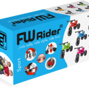 Odrážedlo Funny Wheels Rider Sport 2v1 dětské odstrkovadlo Červené plast