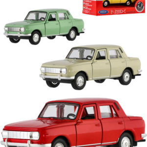 WELLY Auto model Wartburg 353 12cm volný chod kov 4 barvy v krabici