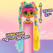 VIP Pets Color Boost set pejsek dlouhé vlasy s doplňky 9 překvapení v láhvi série 3