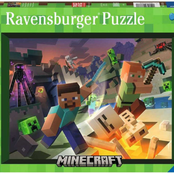RAVENSBURGER Puzzle XXL Monstra z Minecraftu 100 dílků 49x36cm skládačka