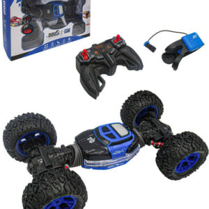 RC Auto Double-Sided velká kola na vysílačku 2,4GHz na baterie Světlo USB