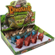 Dinosaurus pravěký ještěr skákací zvířátko na natažení 20cm plast 3 barvy