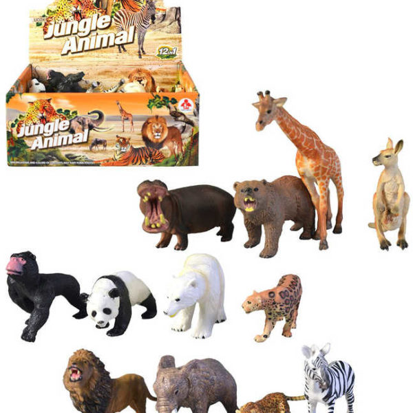 Zvířata divoká Safari 13-17cm plastové figurky zvířátka různé druhy