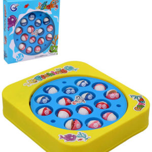 Hra dětský rybolov 18cm chytání rybiček na baterie 15 rybiček 2 barvy