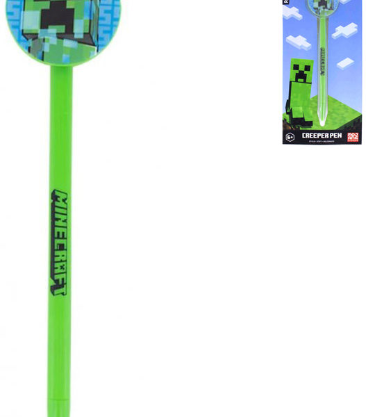 Pero Minecraft Creeper Pen dětská propiska plast na kartě