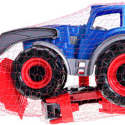 Traktor barevný nakladač s rypadlem 45cm 2 lžíce na písek 4 barvy plast