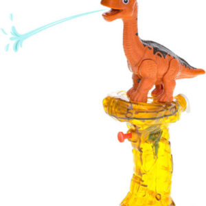 Pistole dětská vodní stříkací brontosaurus 23cm se zásobníkem na vodu plast
