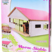 KIDS GLOBE Stáj pro koně 62x56cm DŘEVĚNÁ STAVEBNICE