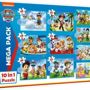 TREFL PUZZLE Tlapková Patrola: Spolehlivý tým 10v1 skládačka v krabici