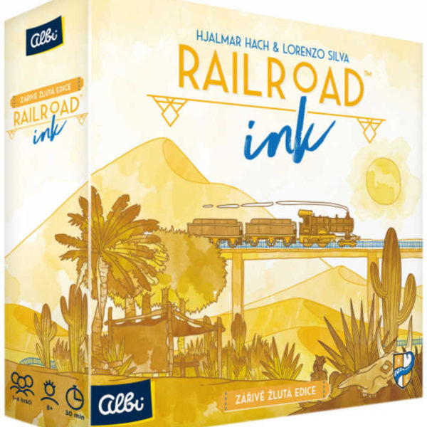 ALBI HRA Railroad Ink - Zářivě žlutá edice *SPOLEČENSKÉ HRY*