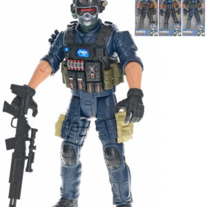 Panáček kloubový SWAT Team se zbraní akční figurka 4 druhy v krabici