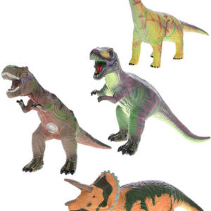 Zvířátko Dinosaurus Zoolandia 37-40cm měkké tělo 4 druhy plast