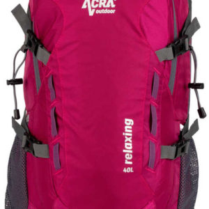 ACRA Batoh Relaxing 40 L turistický růžový 2 komory BA40