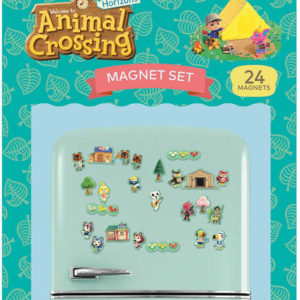 Magnetky set 24ks Animal Crossing dětská dekorace na kovové předměty