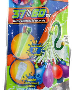 Balónky vodní bomby set 37ks 1 pack v sáčku