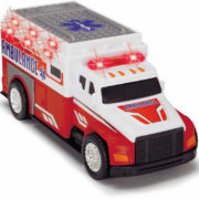 DICKIE Auto bílá ambulance sanitka set s nosítky na baterie Světlo Zvuk