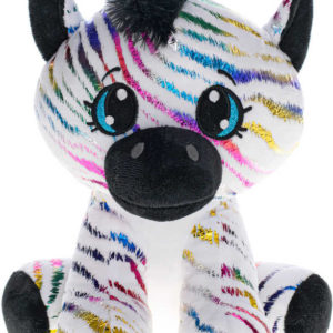 PLYŠ Zebra Star Sparkle 24cm duhová třpytivá *PLYŠOVÉ HRAČKY*